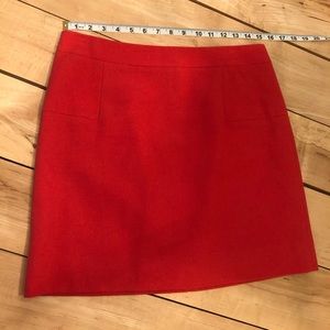 J crew deleted wool mini skirt